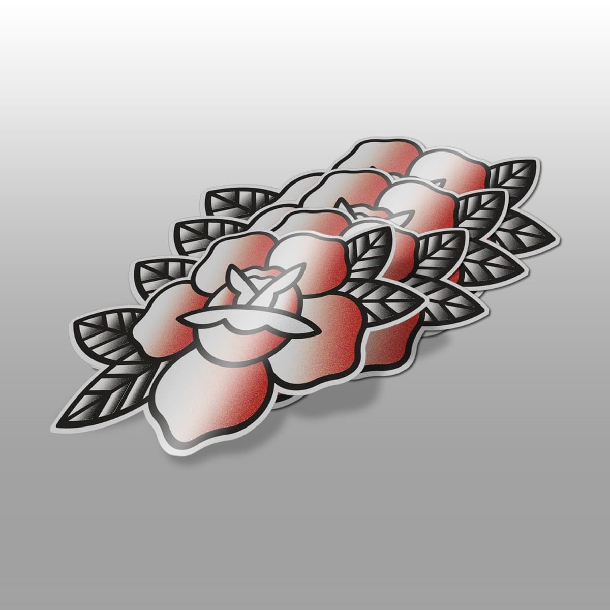 Stickers Rose Tattoo — sticker Unto barbería